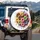 Frosted Donuts Colorful Sprinkles Icing Splashes - Sweet Treat Lover Gift Spare Tire Cover - 3