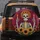 Marigold Crown Calavera Sugar Skull Candle - Day of the Dead Holiday Gift Spare Tire Cover - 5