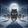 Wild Wolf Pack Snow Mountain Full Moon - Wildlife Lover Gift for Wolf Enthusiast Spare Tire Cover - 6