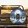 Wild Wolf Pack Snow Mountain Full Moon - Wildlife Lover Gift for Wolf Enthusiast Spare Tire Cover - 2