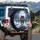 Wild Wolf Pack Snow Mountain Full Moon - Wildlife Lover Gift for Wolf Enthusiast Spare Tire Cover - 3