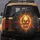 Molten Gold Skull Glowing Glyphs - Driver Vehicle Accessory Spare Tire Cover - 5