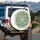Botanical Mandala Concentric Leaves Foliage - Outdoor Lifestyle Gift for Nature Lover Spare Tire Cover - 3