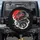Black Eastern Dragon Katana Red Sun - Warrior Spirit Gift for Dragon Fan Spare Tire Cover - 1