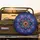 Multi-layered Symmetrical Floral Mandala Luminous Core Cosmic Starlight - Home Decor Gift Spare Tire Cover - 2