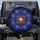 Multi-layered Symmetrical Floral Mandala Luminous Core Cosmic Starlight - Home Decor Gift Spare Tire Cover - 1