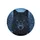 Black Wolf Glowing Blue Eyes Snowy Winter Forest - Wildlife Adventure Gift Spare Tire Cover - 4