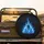 Roaring Electric Blue Cyan Flames in Midnight Blue Abyss Aura - Travel Essentials Gift Spare Tire Cover - 2