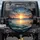 Sunset Beach Rocky Coastline Full Moon - Outdoor Adventure Gift Spare Tire Cover - 1