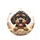Fluffy Cartoon Dog Peeking Tongue - Dog Lover Lifestyle Gift Spare Tire Cover - 4