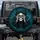 Bone Skull Grim Reaper See No Evil Dark Hooded Robe Ethereal Mist - Gothic Halloween Gift Spare Tire Cover - 1