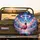 Pink Flamingo Reflective Water Cosmic Sky Nebula Peaks - Wildlife Lover Gift for Bird Lover Spare Tire Cover - 2