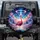 Pink Flamingo Reflective Water Cosmic Sky Nebula Peaks - Wildlife Lover Gift for Bird Lover Spare Tire Cover - 1