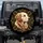 Realistic Golden Retriever Portrait Expressive Eyes USA Gold Filigree Stars - Dog Lover Gift Spare Tire Cover - 1