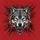 Snarling Wolf Head Red Eyes Crimson Drip Red Black Streaks - Wolf Lover Gift Spare Tire Cover - 6