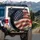 American Flag Vintage Distressed - Independence Day Patriotic Gift Spare Tire Cover - 3
