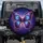 Iridescent Filigree Butterfly Amethyst Jewel - Wildlife Lover Gift Spare Tire Cover - 1