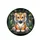 Smiling Fluffy Baby Tiger Cub Jungle Leaves - Wildlife Lover Gift Spare Tire Cover - 4