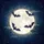 Luminous Full Moon Bats Silhouetted Trees - Fantasy Lover Home Decor Gift Spare Tire Cover - 6