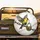 American Goldfinch Golden Key Antique Iron Chain Padlock - Wildlife Lover Gift Spare Tire Cover - 2