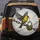 American Goldfinch Golden Key Antique Iron Chain Padlock - Wildlife Lover Gift Spare Tire Cover - 5