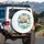 It's All Good Camper Trailer Campfire - Camping Adventure Gift for RV Owners Spare Tire Cover - 3