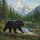 Mountain Lake Black Bear Forest Landscape - Outdoor Adventure Gift Spare Tire Cover - 6