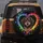 Brown Dachshund Puppy Rainbow Heart Paw Prints - Dachshund Owner Gift Spare Tire Cover - 5