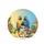 Golden Macaw Blue Parrot Tropical Fruit Floral - Wildlife Lover Gift Spare Tire Cover - 4