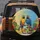 Golden Macaw Blue Parrot Tropical Fruit Floral - Wildlife Lover Gift Spare Tire Cover - 5