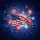 American Flag Fireworks - Independence Day Gift for Veterans Spare Tire Cover - 6