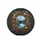 Mountain Lake Landscape Ornate Oval Frame Botanical Flower Vines - Home Decor Gift Spare Tire Cover - 4