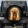 Golden Retriever Puppy Paws Over Eyes Black Background Foliage Decor - Dog Lover Gift Spare Tire Cover - 1