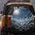 Full Moon Black Birds Stormy Ocean Night - Outdoor Adventure Gift Spare Tire Cover - 5
