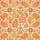 Warm Orange Mustard Yellow Dusty Rose Sage Boho Retro Floral Leaf - Home Decor Gift Spare Tire Cover - 6