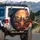 Colossal Scorpions Molten Lava Battle - Off-Road Vehicle Adventure Gear Spare Tire Cover - 3