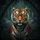 Majestic Siberian Tiger Head Deep Jungle Night - Outdoor Adventure Big Cat Gift Spare Tire Cover - 6