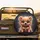 Friendly Fluffy Cartoon Bear Paw Pads Character - Everyday Vehicle Accessory Spare Tire Cover - 2
