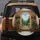Sun-Drenched Arched Window Forest Mountain View Indoor Garden - Home Decor Gift Spare Tire Cover - 5