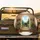 Sun-Drenched Arched Window Forest Mountain View Indoor Garden - Home Decor Gift Spare Tire Cover - 2