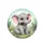 Cute Baby Elephant Tropical Jungle Flowers - Wildlife Lover Gift Spare Tire Cover - 4