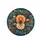 Lush Golden Orange Rose Cream Flower Foliage Berries - Nature Lover Home Decor Gift Spare Tire Cover - 4
