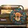 Lush Golden Orange Rose Cream Flower Foliage Berries - Nature Lover Home Decor Gift Spare Tire Cover - 2