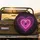 Full-Canvas Edge-to-Edge Neon Pink Heart Spiderweb Smoke Dust - Vehicle Decor Gift Accessory Spare Tire Cover - 2
