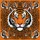 Layered Tiger Heads Orange Black Stripes Electric Blue Eyes Wildlife Lover Gift Spare Tire Cover - 6