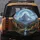 Snow-capped Mountain Range Evergreen Forest Autumn Trees Full Moon - Nature Lover Gift Spare Tire Cover - 5