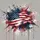 Bold American Flag Stars Stripes Independence Day Celebration Gift for Veterans Spare Tire Cover - 6
