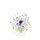White Butterfly Purple Cornflower Wildflower Meadow - Home Decor Gift for Nature Lover Spare Tire Cover - 4