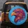 Fuchsia Purple Orange Eagle Head Ornate Swirl Paisley - Wildlife Lover Gift Spare Tire Cover - 5
