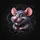 Rat with Big Eyes Grin - Road Trip Accessory for Animal Lover Spare Tire Cover - 6